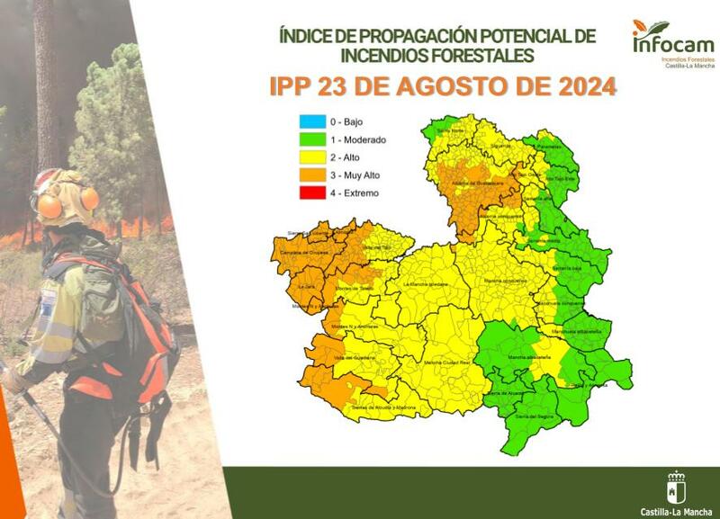 previsión incendios agosto castilla la mancha