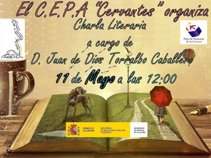 Charla literaria a cargo de Juan de Dios Torralbo Caballero. - imagen 1