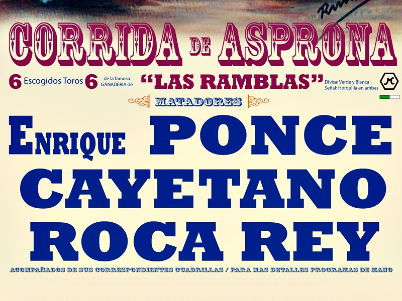 Corrida de asprona