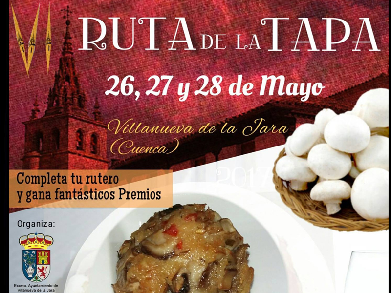 Villanueva de la Jara prepara su VI Ruta de la Tapa con el champiñón y la seta como protagonistas - imagen 1