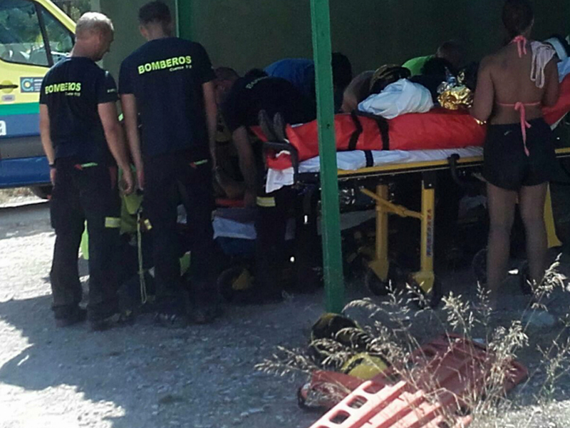 Ingresadas una niña y una mujer en el Virgen de la Luz por dos nuevos accidentes en Las Chorreras - imagen 1