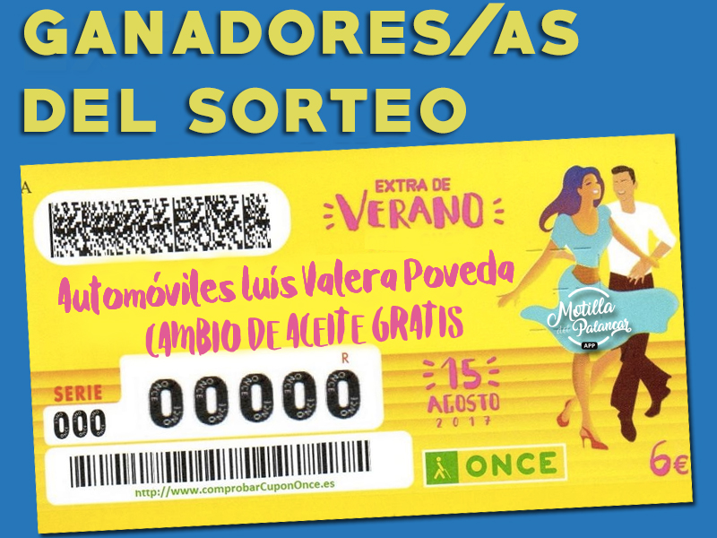 Ganadores del sorteo | 5 cambios de aceite  - imagen 1