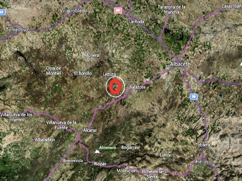 Temblor albacete