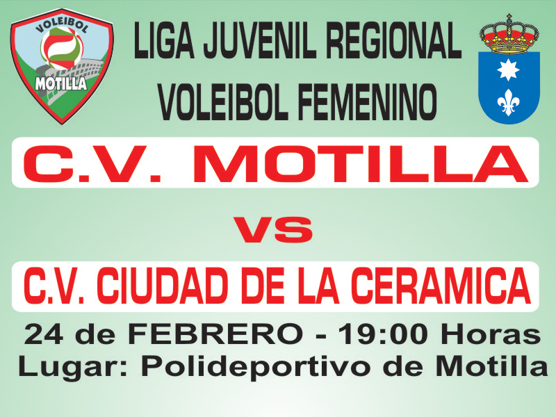 Partido de Voley | CV Motilla - CV Ciudad de la Ceramica - imagen 1