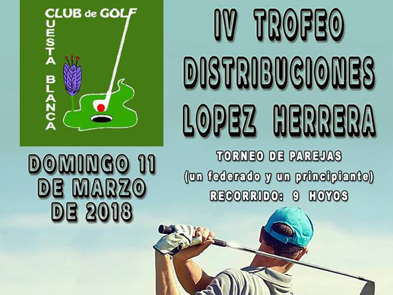 VI Torneo de Golf | Distribuciones Herrera - imagen 1