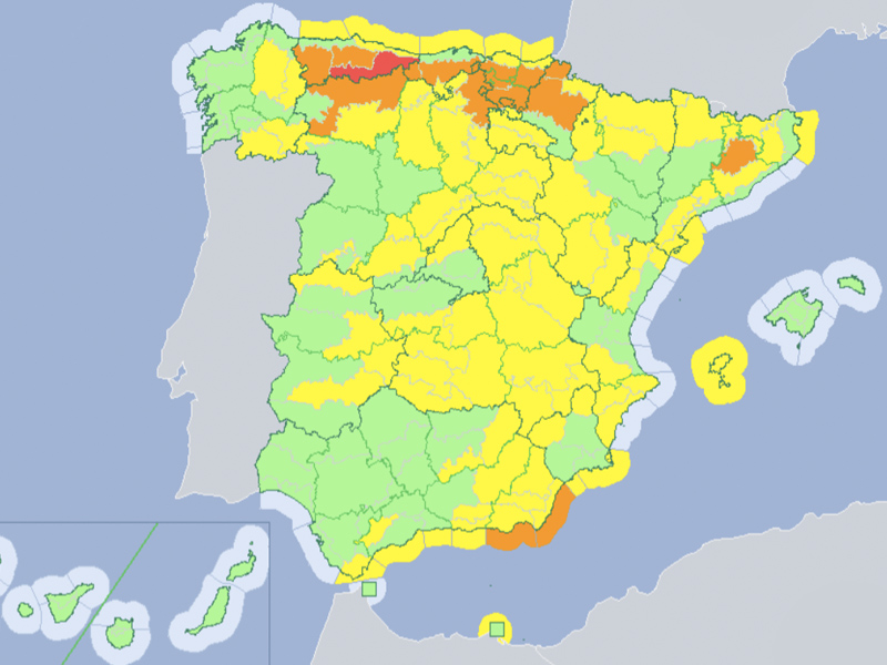 Aviso amarillo por nieve en Guadalajara, Cuenca y Albacete - imagen 1