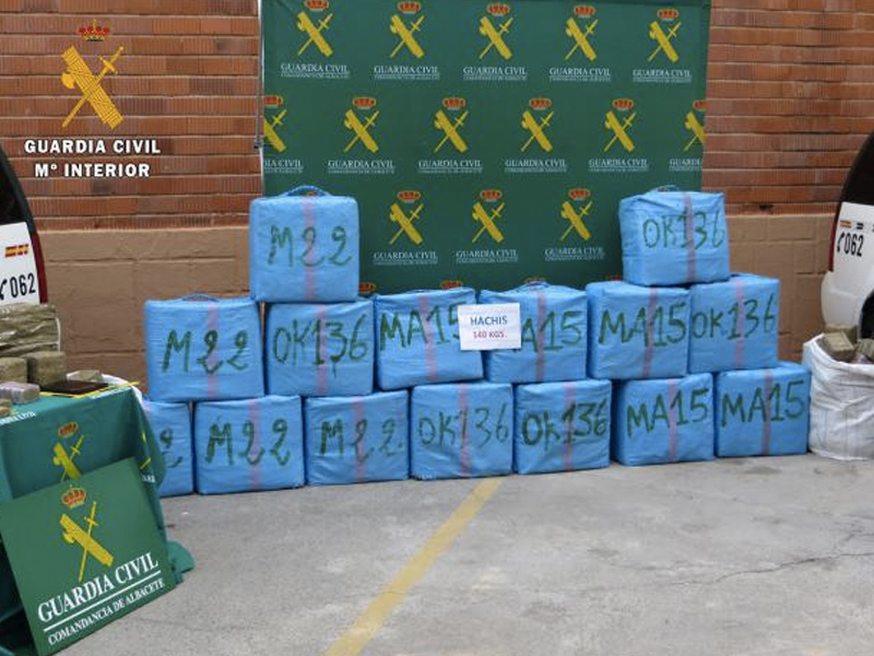 Detenido cuando transportaba por Albacete media tonelada de droga - imagen 1