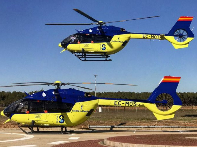 El Servicio de Transporte Sanitario Aéreo del SESCAM cierra los siete primeros meses de este año con más de 1.200 activaciones - imagen 1