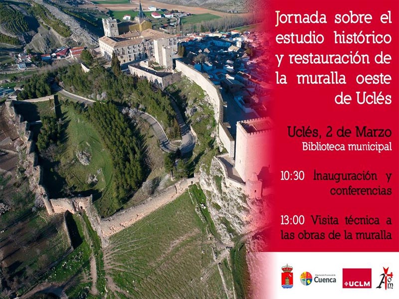 Jornada sobre el estudio histórico y restauración de la muralla oeste de Uclés - imagen 1