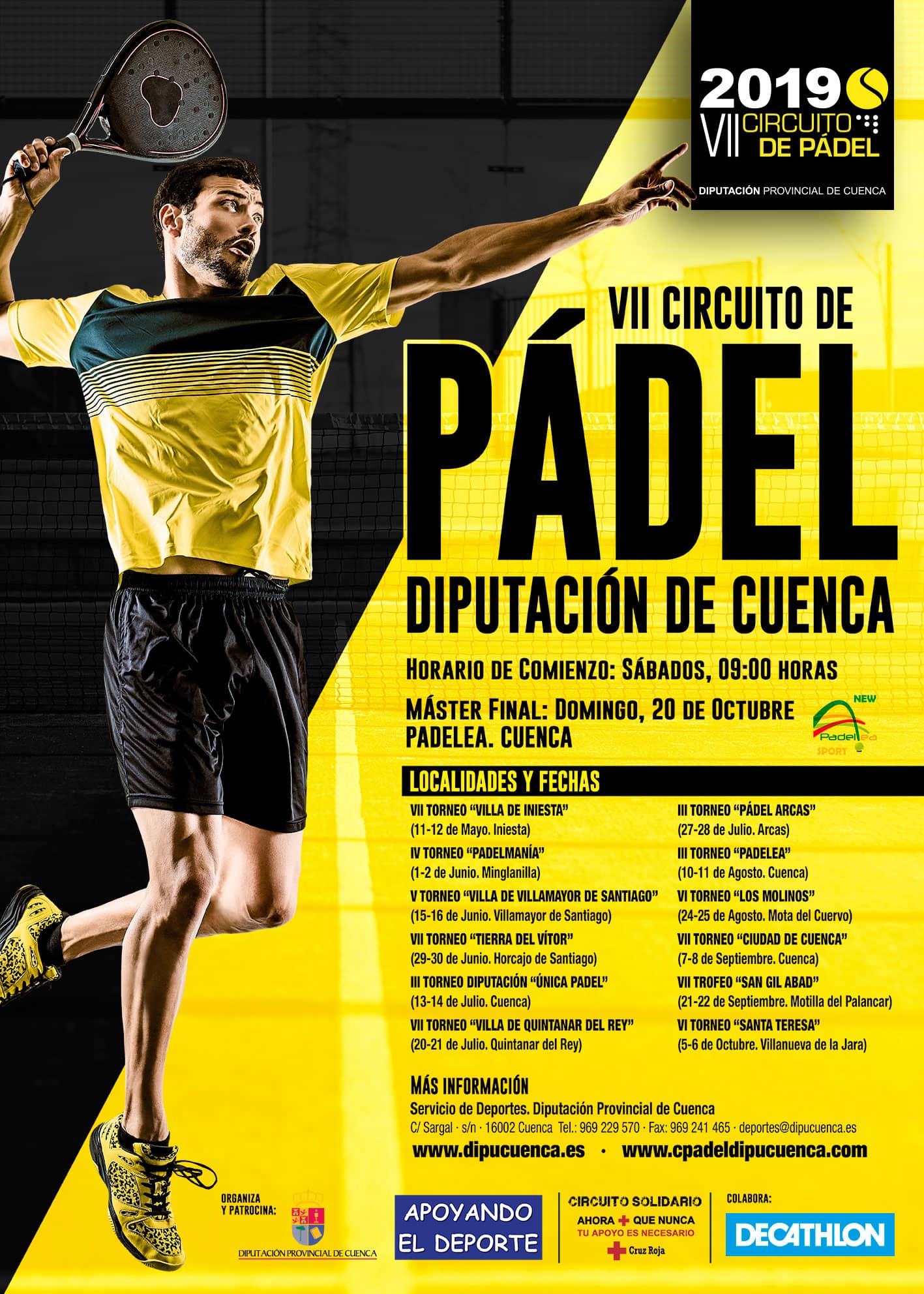 Cartel padel 2019