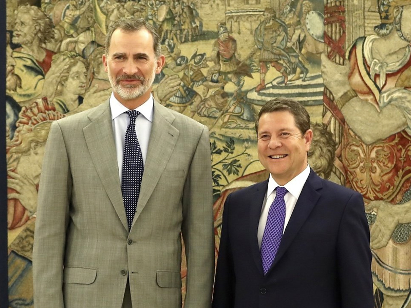 Page traslada al rey Felipe VI los principales retos de la región para los próximos cuatro años - imagen 1