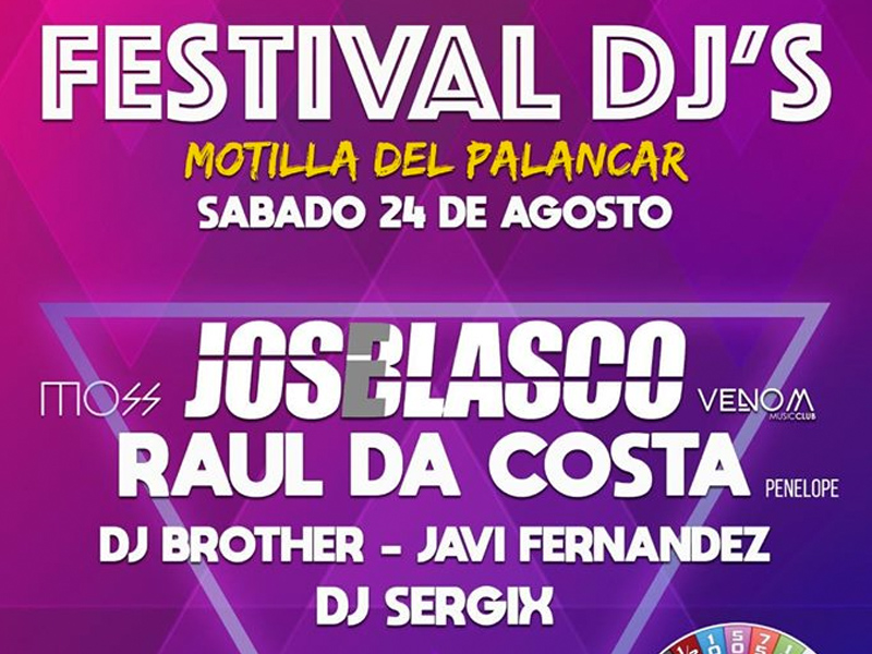 Festival de Dj,s | Motilla del Palancar - imagen 1