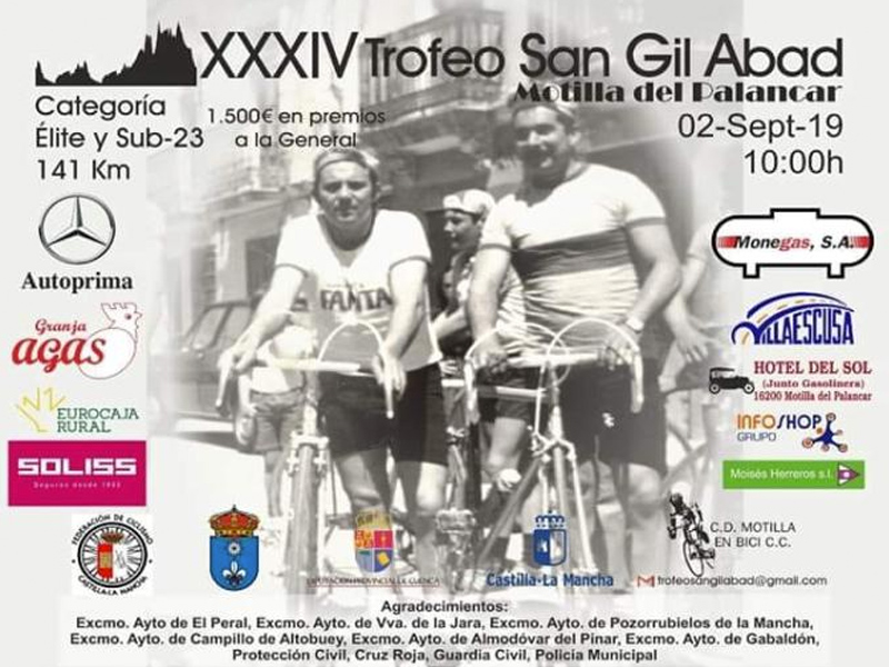 El Trofeo San Gil Abad de Motilla del Palancar rendirá homenaje al ciclista conquense Luis Ocaña - imagen 1