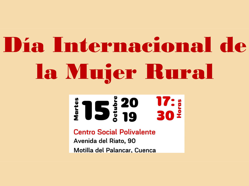 Día Internacional de la Mujer Rural | Motilla - imagen 1
