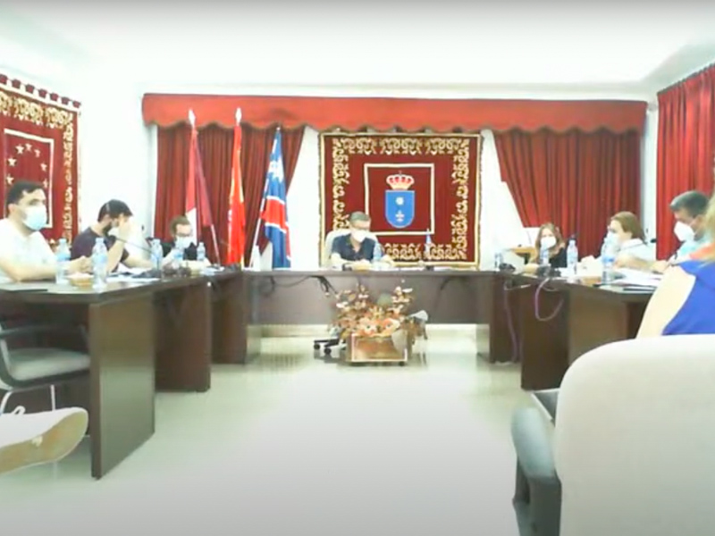 Pleno mascarillas