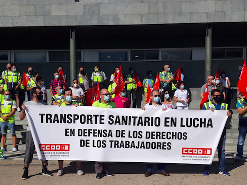 Ambulancias protesta