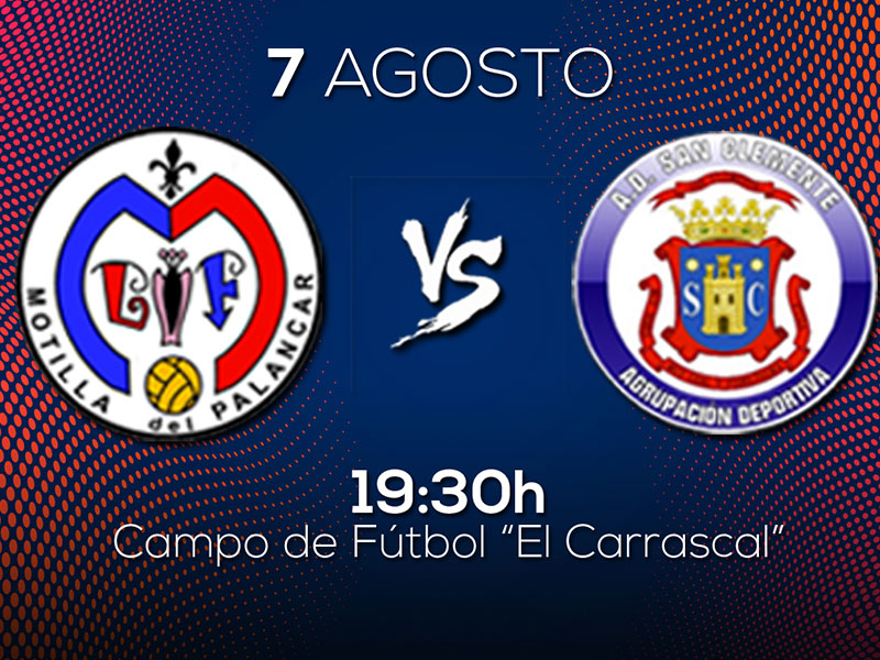 MOTILLA CF VS AD SAN CLEMENTE - PRETEMPORADA - imagen 1