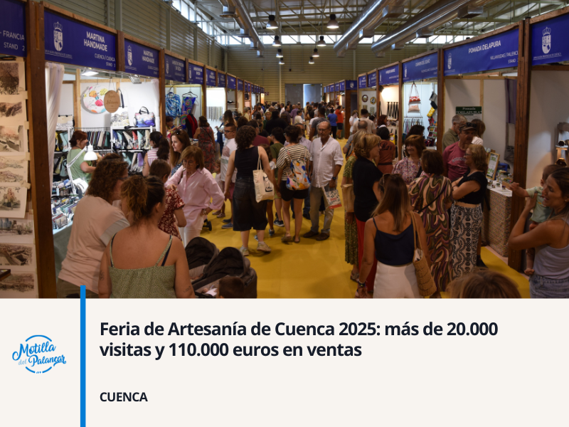 Feria de Artesanía de Cuenca 2025: más de 20.000 visitas y 110.000 euros en ventas - imagen 1