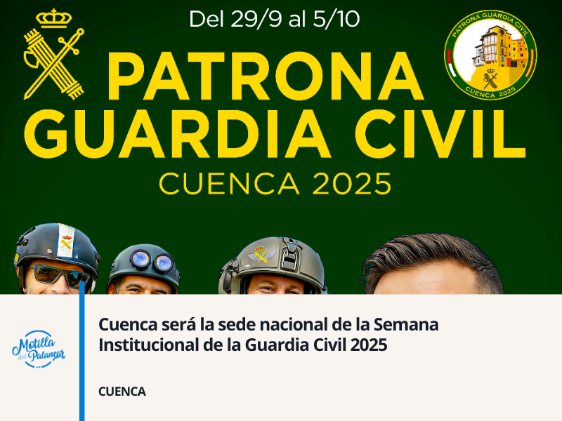 Cuenca será la sede nacional de la Semana Institucional de la Guardia Civil 2025 - imagen 1