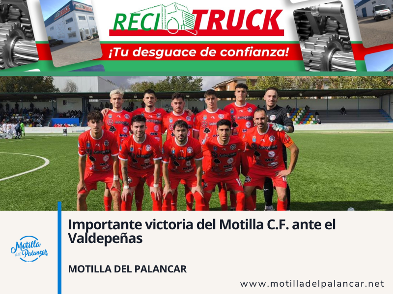 Importante victoria del Motilla C.F. ante el Valdepeñas - imagen 1