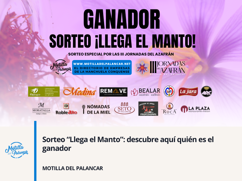 Sorteo “Llega el Manto”: descubre aquí quién es el ganador - imagen 1