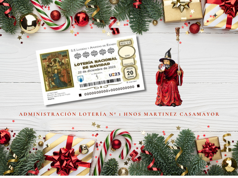 ¡No te quedes sin tu décimo de Navidad! Consigue el tuyo en la Administración Nº 1 de Motilla - imagen 1
