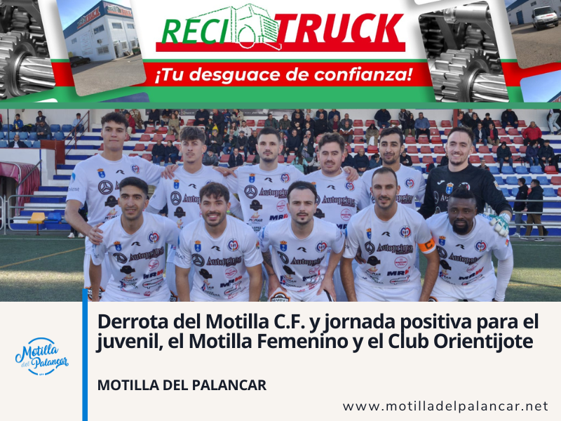 Derrota del Motilla C.F. y jornada positiva para el juvenil, el Motilla Femenino y el Club Orientijote - imagen 1
