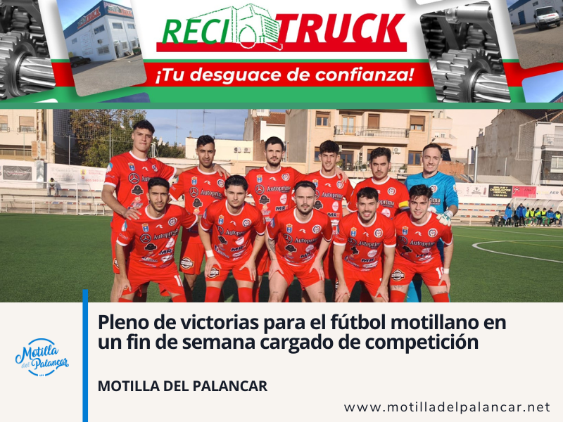 Pleno de victorias para el fútbol motillano en un fin de semana cargado de competición - imagen 1