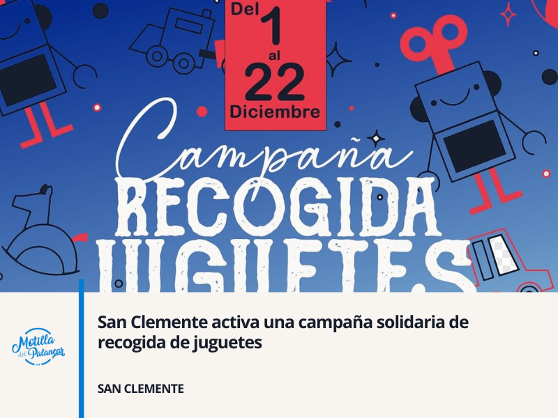 San Clemente activa una campaña solidaria de recogida de juguetes - imagen 1