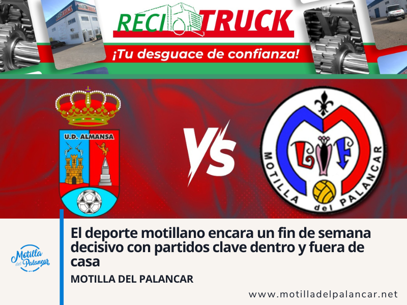 El deporte motillano encara un fin de semana decisivo con partidos clave dentro y fuera de casa - imagen 1