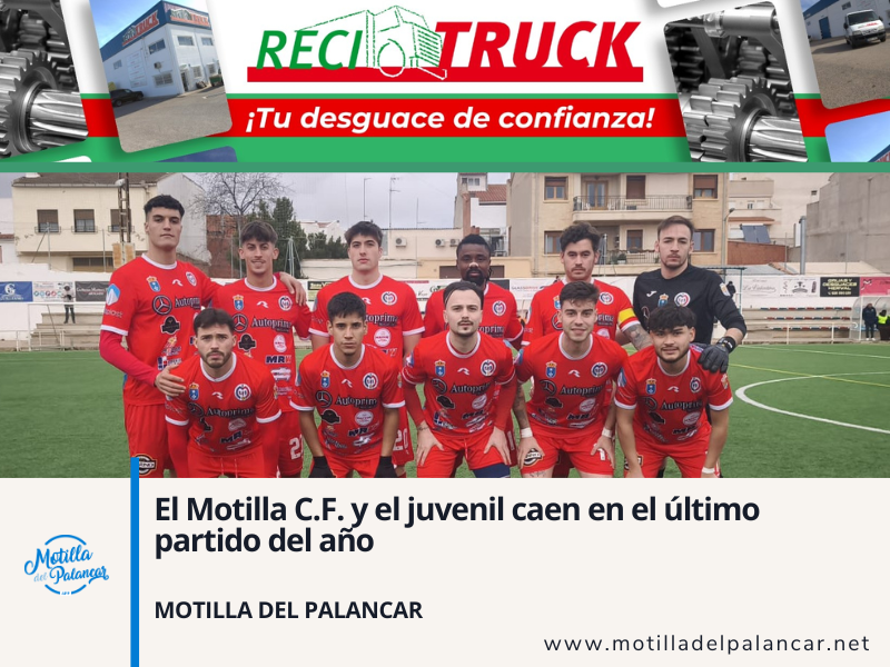 El Motilla C.F. y el juvenil caen en el último partido del año - imagen 1