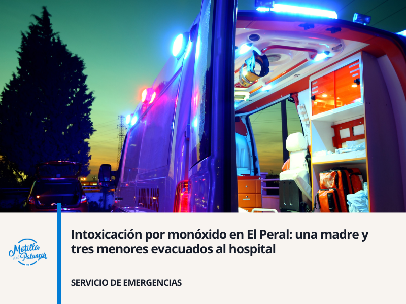 Intoxicación por monóxido en El Peral: una madre y tres menores evacuados al hospital - imagen 1