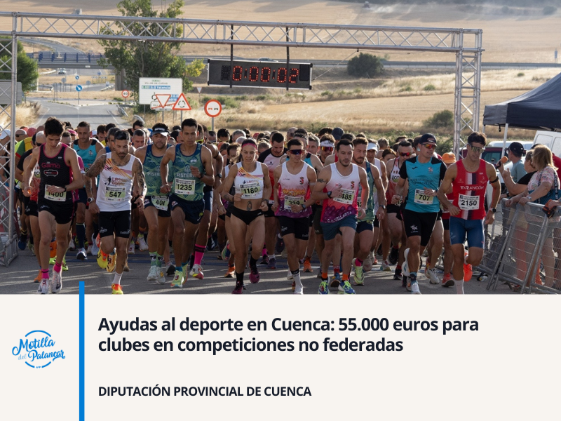 Ayudas al deporte en Cuenca: 55.000 euros para clubes en competiciones no federadas - imagen 1