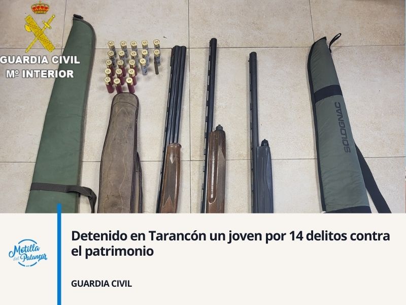 Detenido en Tarancón un joven por 14 delitos contra el patrimonio - imagen 1