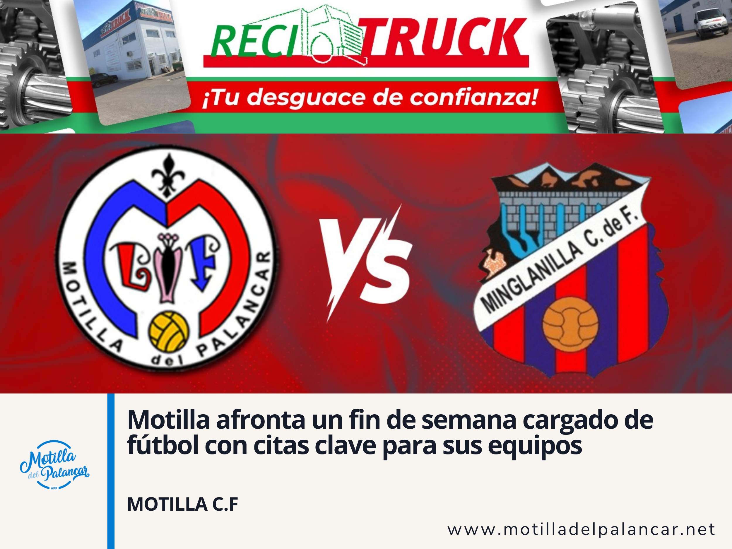 Motilla afronta un fin de semana cargado de fútbol con citas clave para sus equipos - imagen 1