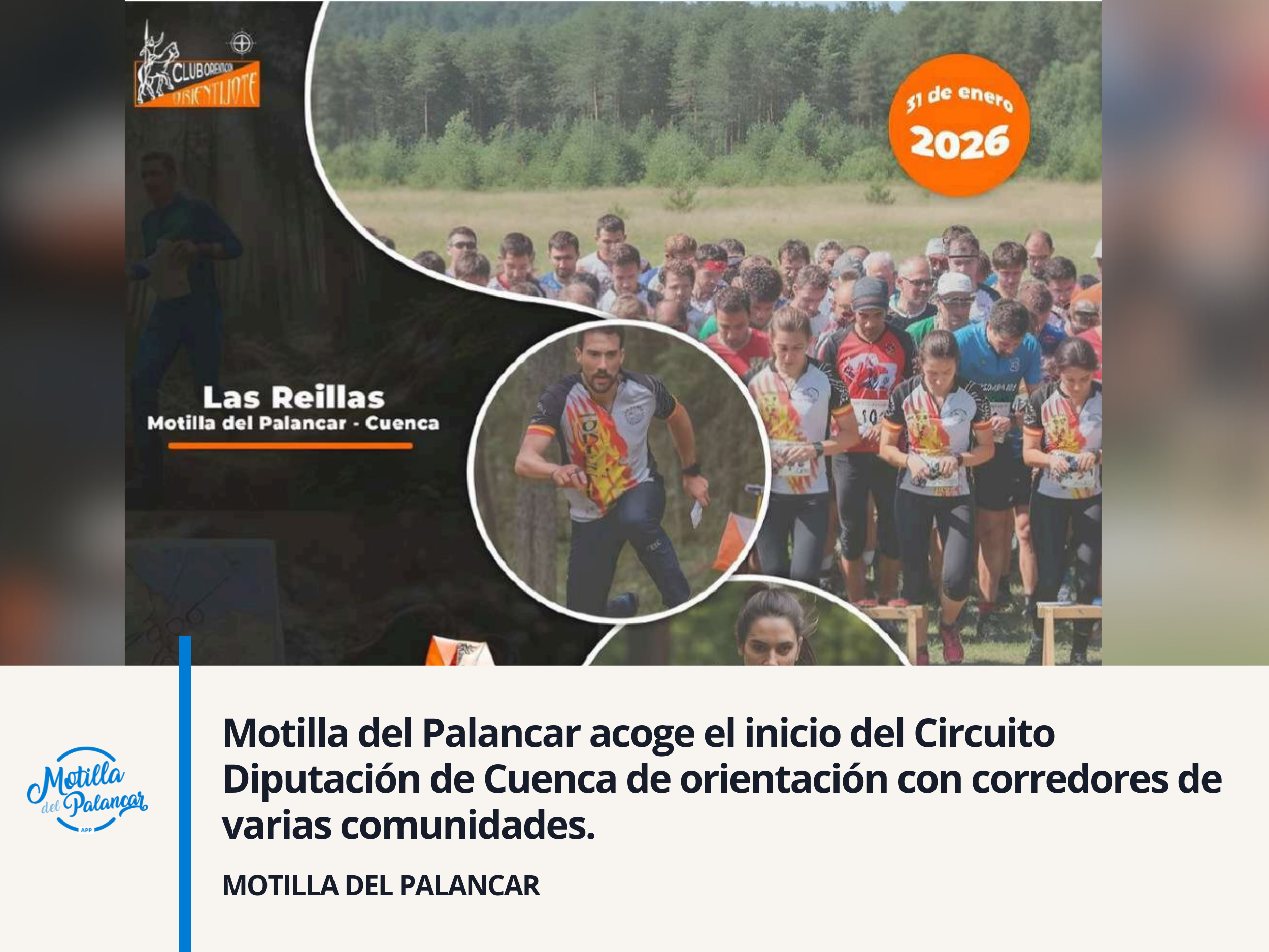 Motilla del Palancar acoge el inicio del Circuito Diputación de Cuenca de orientación con corredores de varias comunidades. - imagen 1
