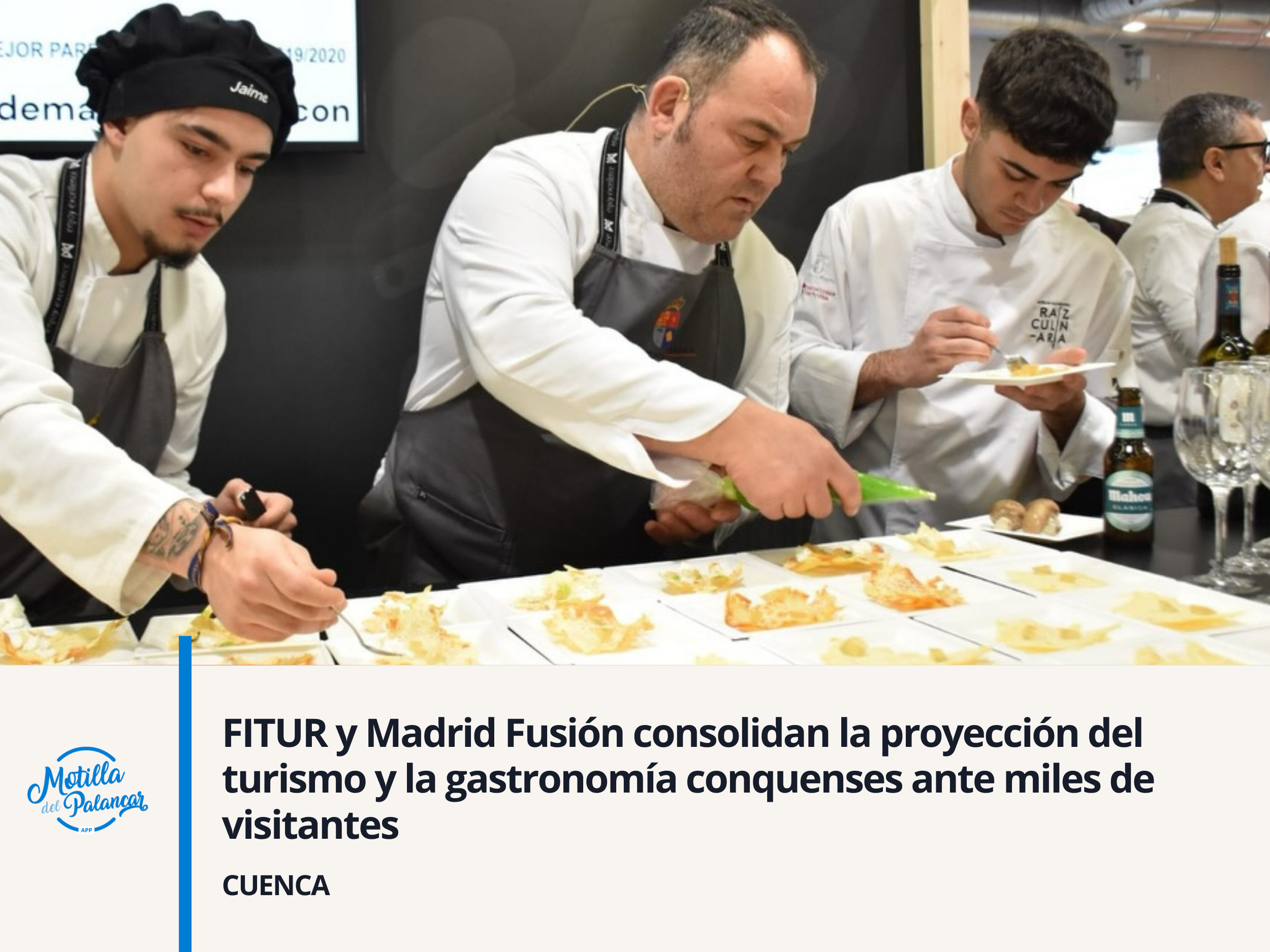 FITUR y Madrid Fusión consolidan la proyección del turismo y la gastronomía conquenses ante miles de visitantes - imagen 1