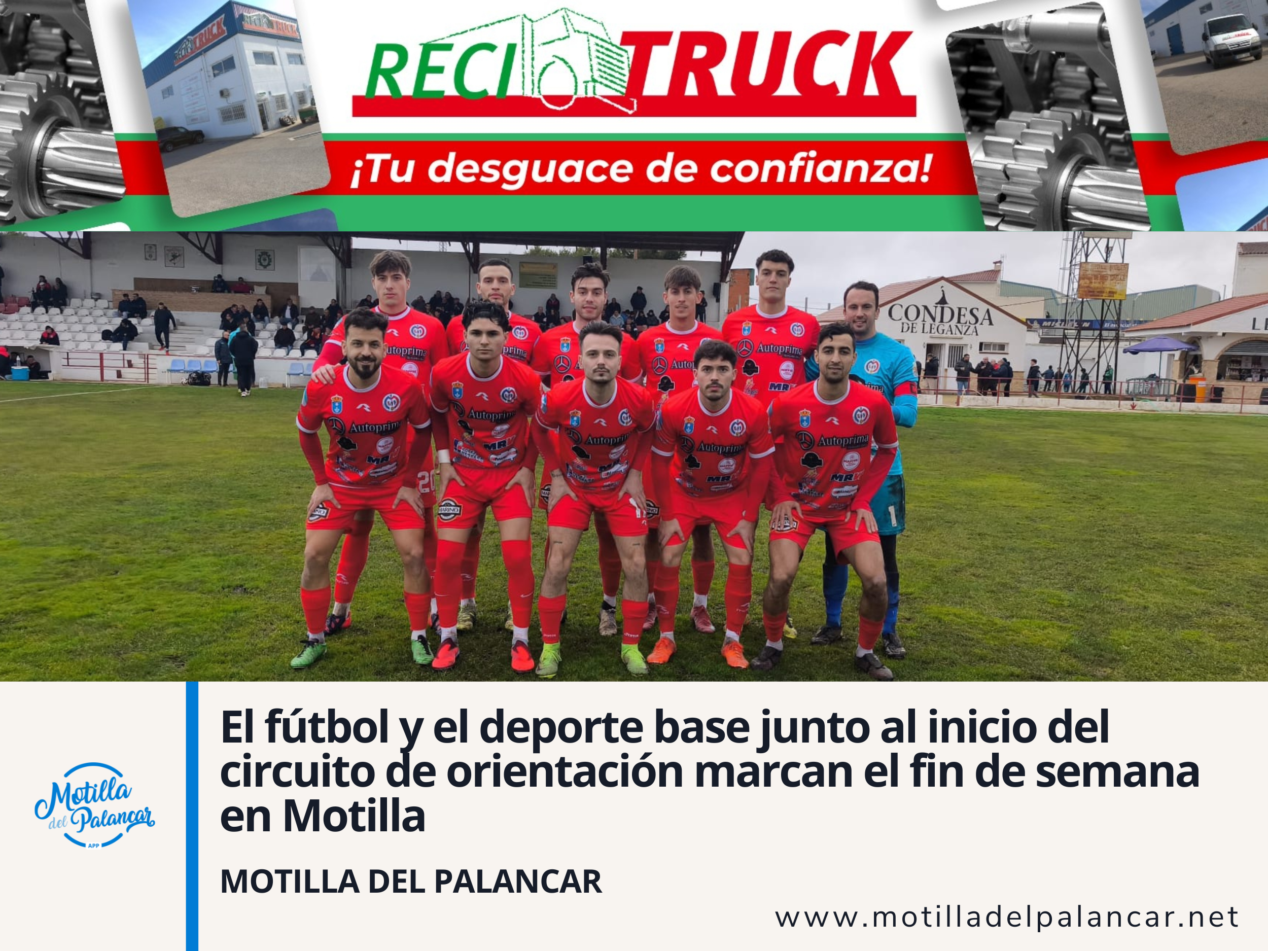El fútbol y el deporte base junto al inicio del circuito de orientación marcan el fin de semana en Motilla - imagen 1