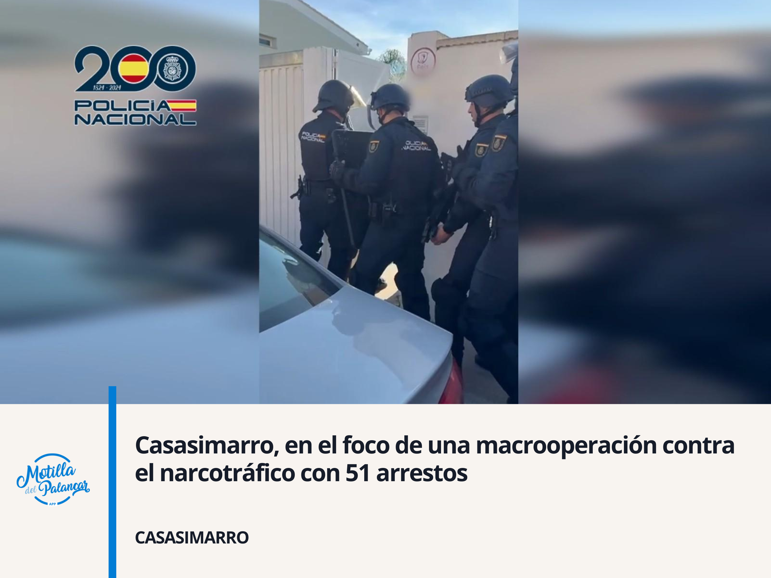 Casasimarro, en el foco de una macrooperación contra el narcotráfico con 51 arrestos - imagen 1