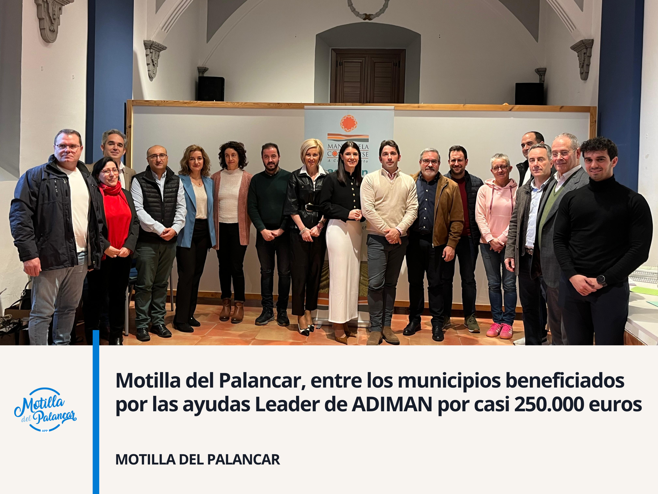 Motilla del Palancar, entre los municipios beneficiados por las ayudas Leader de ADIMAN por casi 250.000 euros - imagen 1