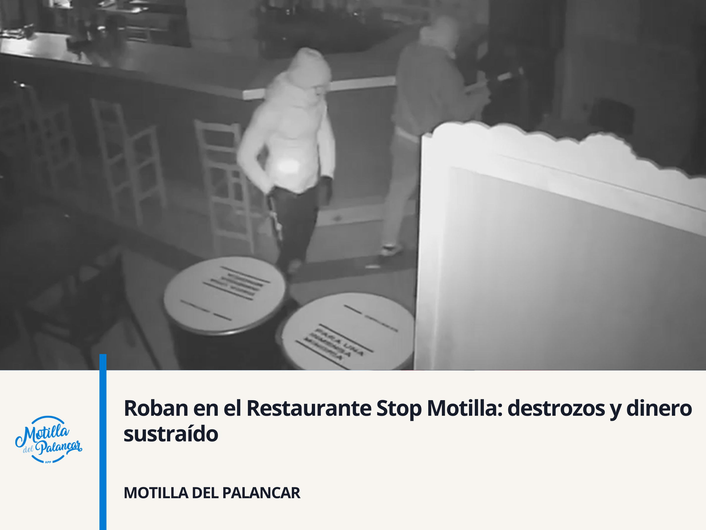 Roban en el Restaurante Stop Motilla: destrozos y dinero sustraído - imagen 1