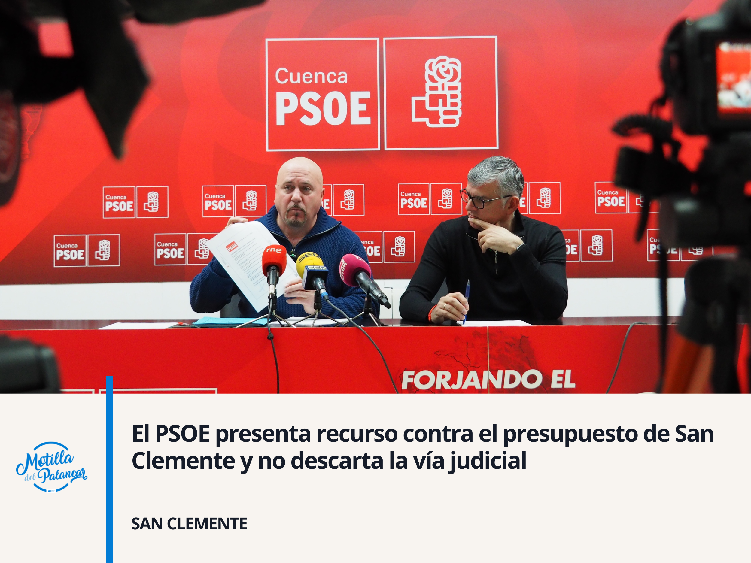 El PSOE presenta recurso contra el presupuesto de San Clemente y no descarta la vía judicial - imagen 1