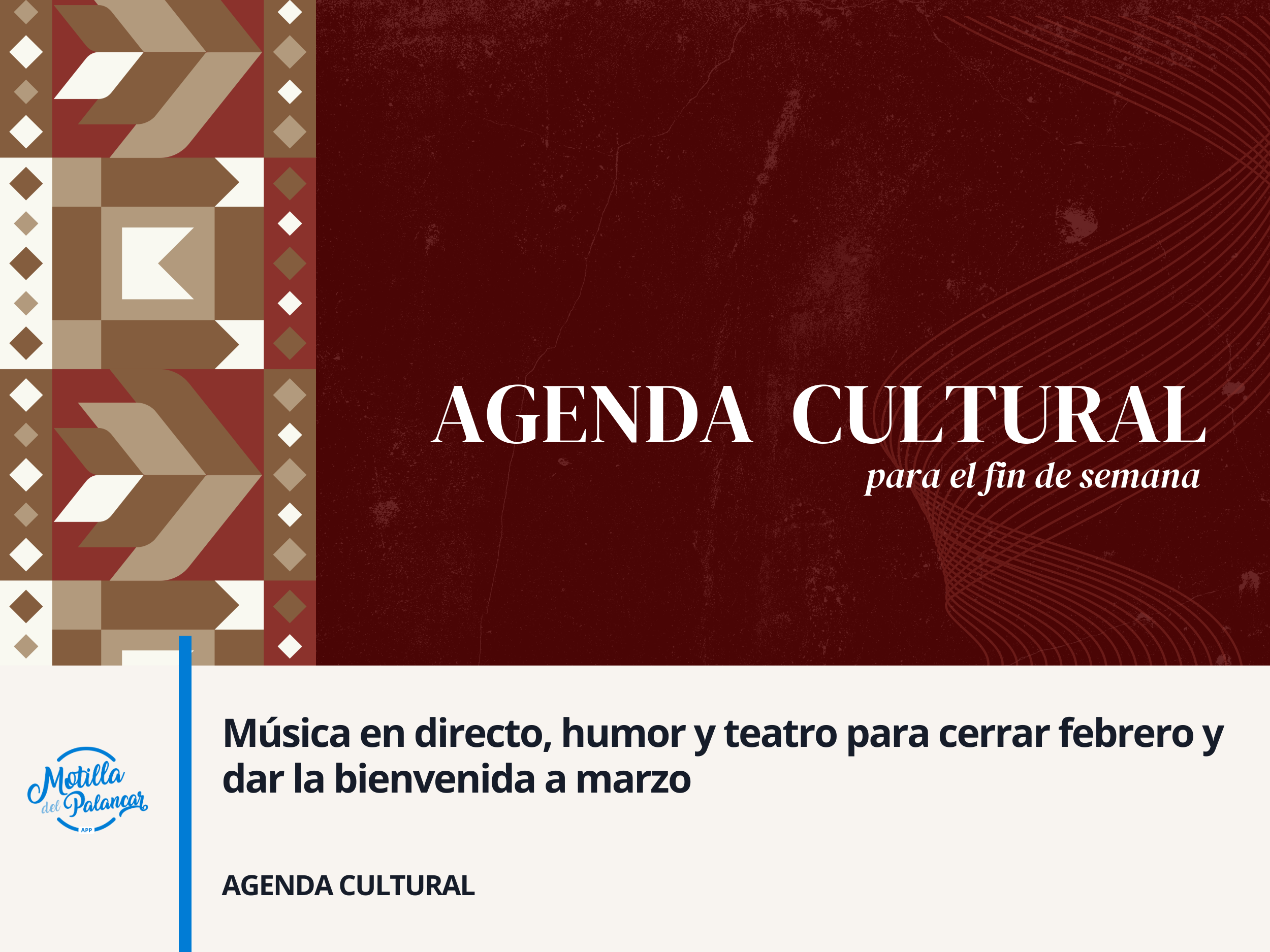 Música en directo, humor y teatro para cerrar febrero y dar la bienvenida a marzo - imagen 1