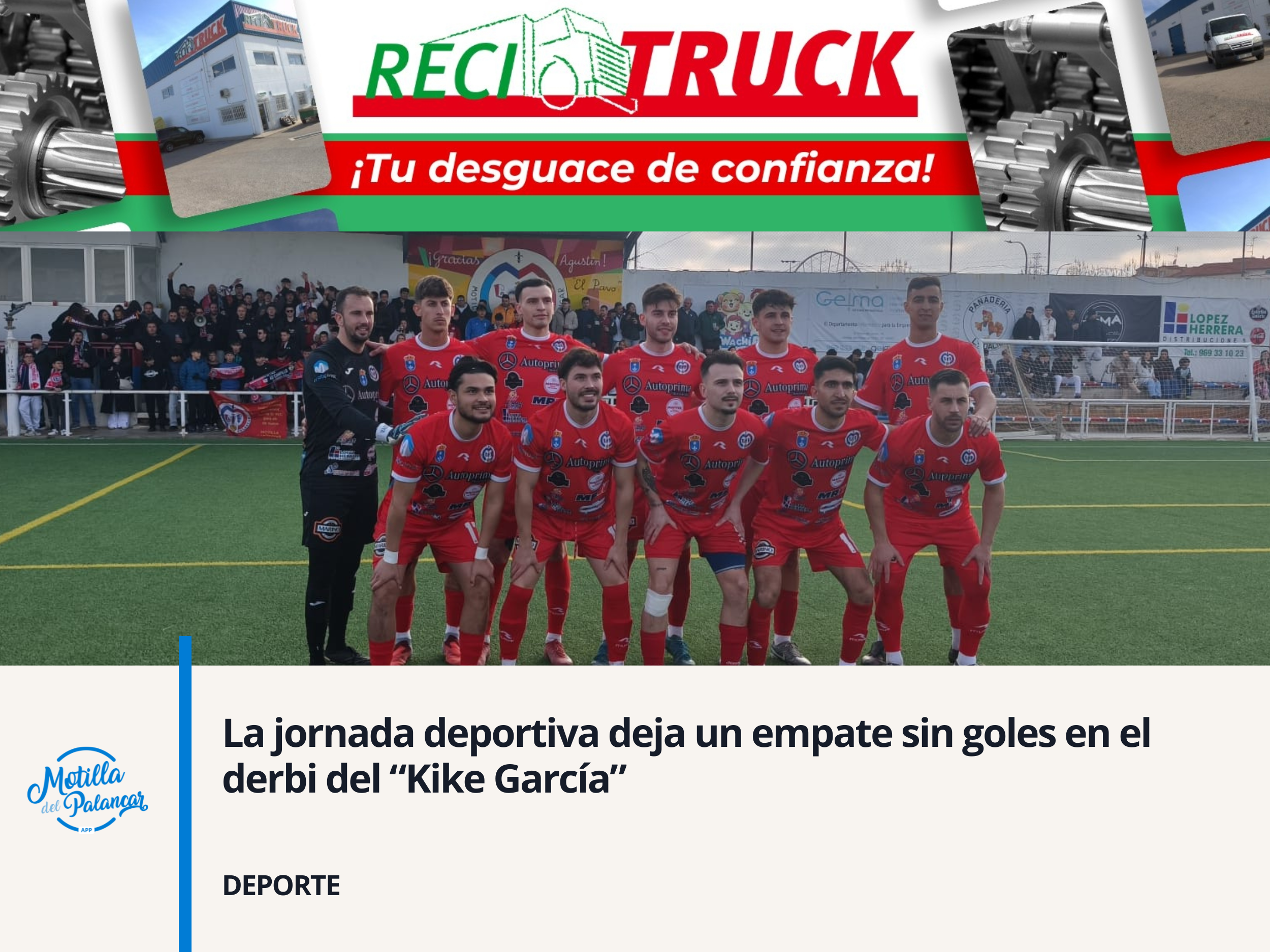 La jornada deportiva deja un empate sin goles en el derbi del “Kike García” - imagen 1