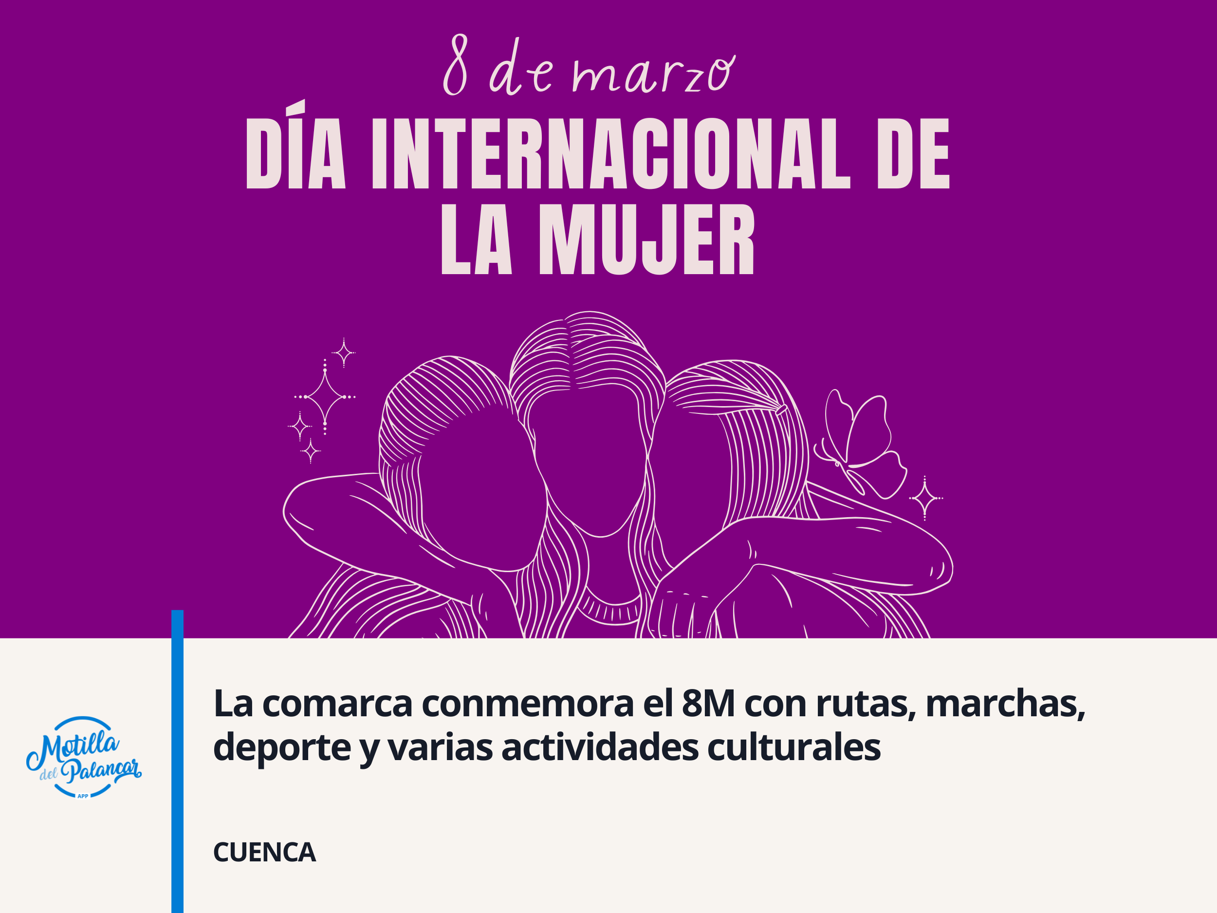 La comarca conmemora el 8M con rutas, marchas, deporte y varias actividades culturales  - imagen 1