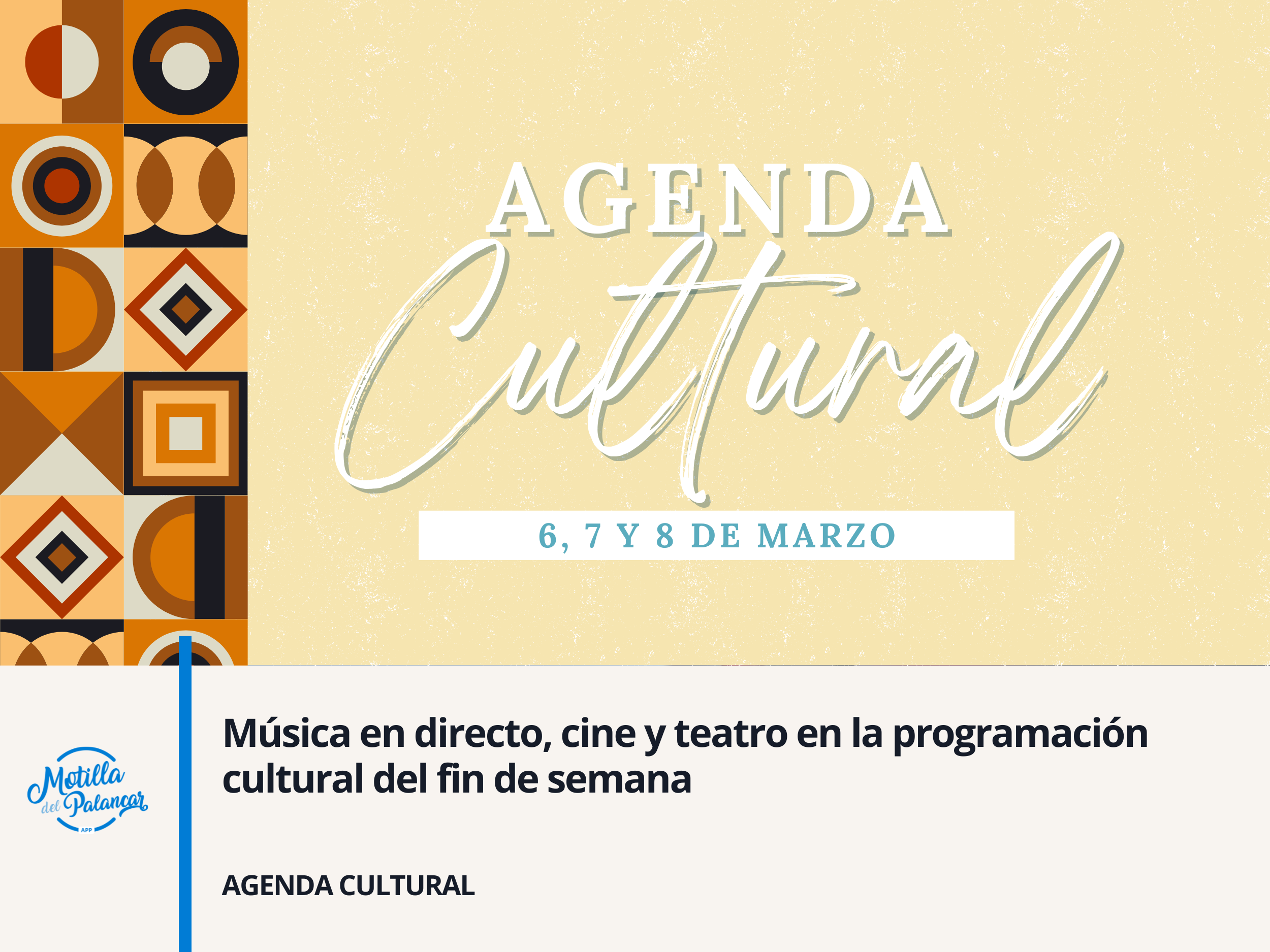 Música en directo, cine y teatro en la programación cultural del fin de semana - imagen 1