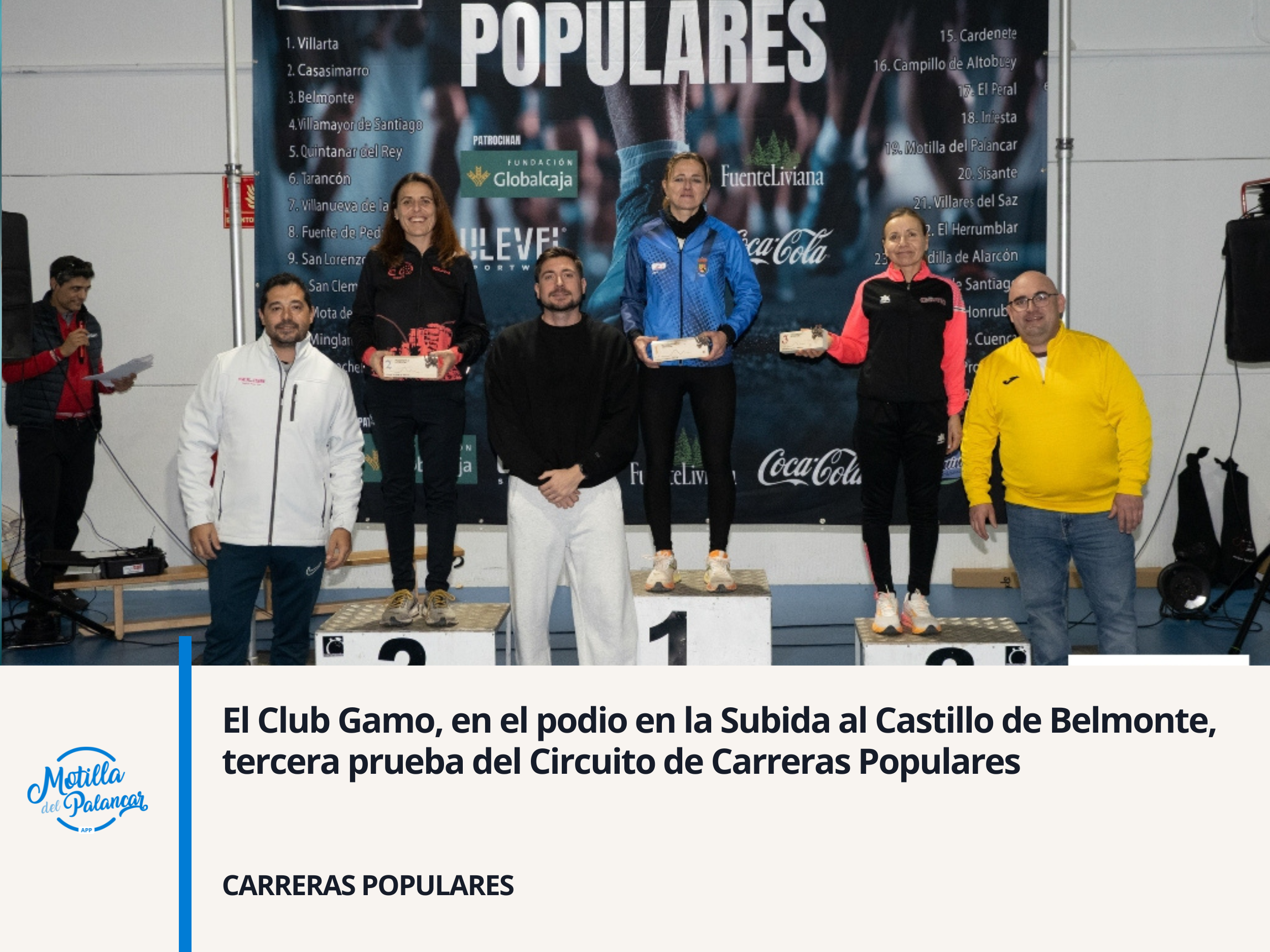 El Club Gamo, en el podio en la Subida al Castillo de Belmonte, tercera prueba del Circuito de Carreras Populares - imagen 1