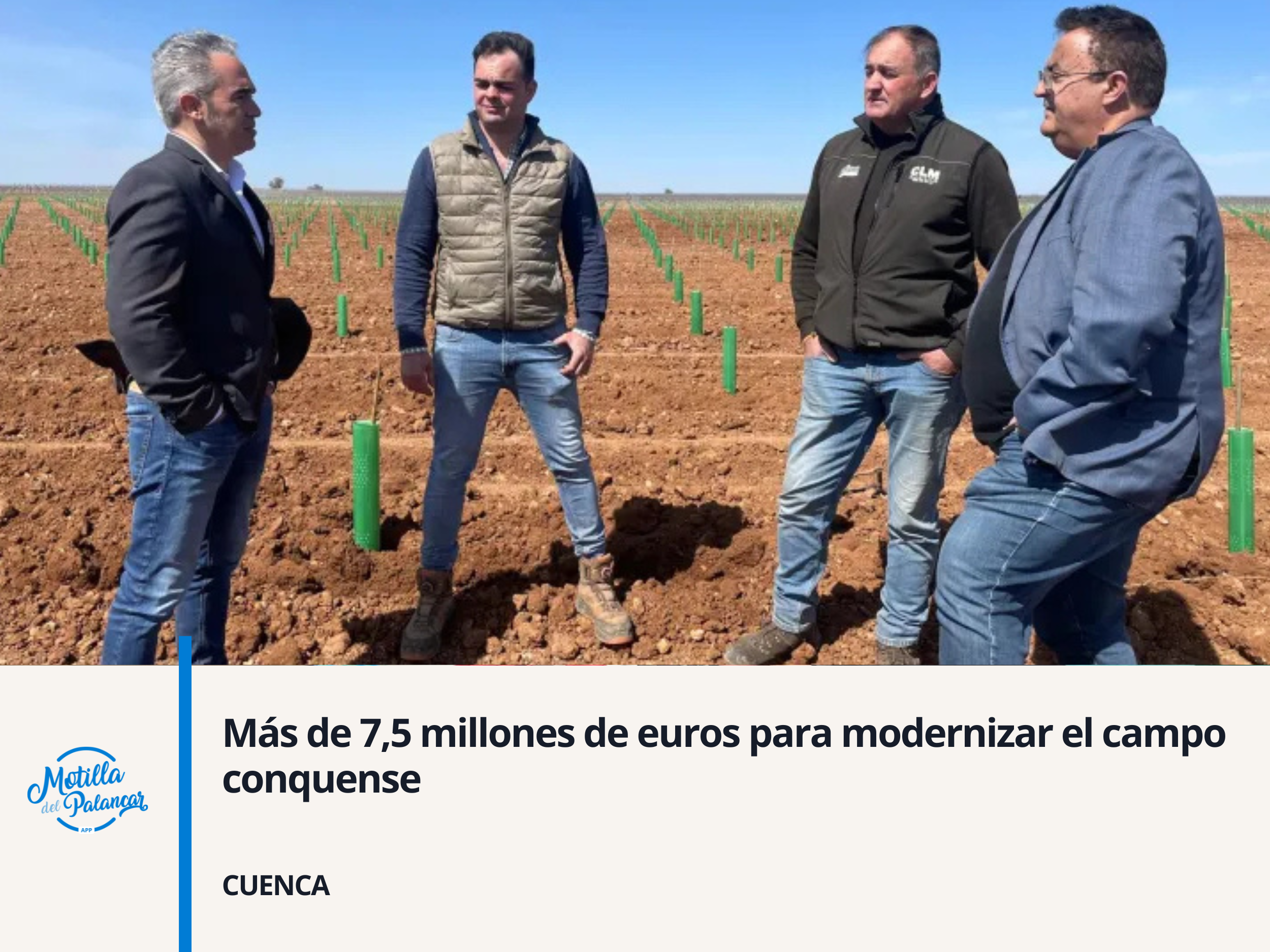  Más de 7,5 millones de euros para modernizar el campo conquense - imagen 1