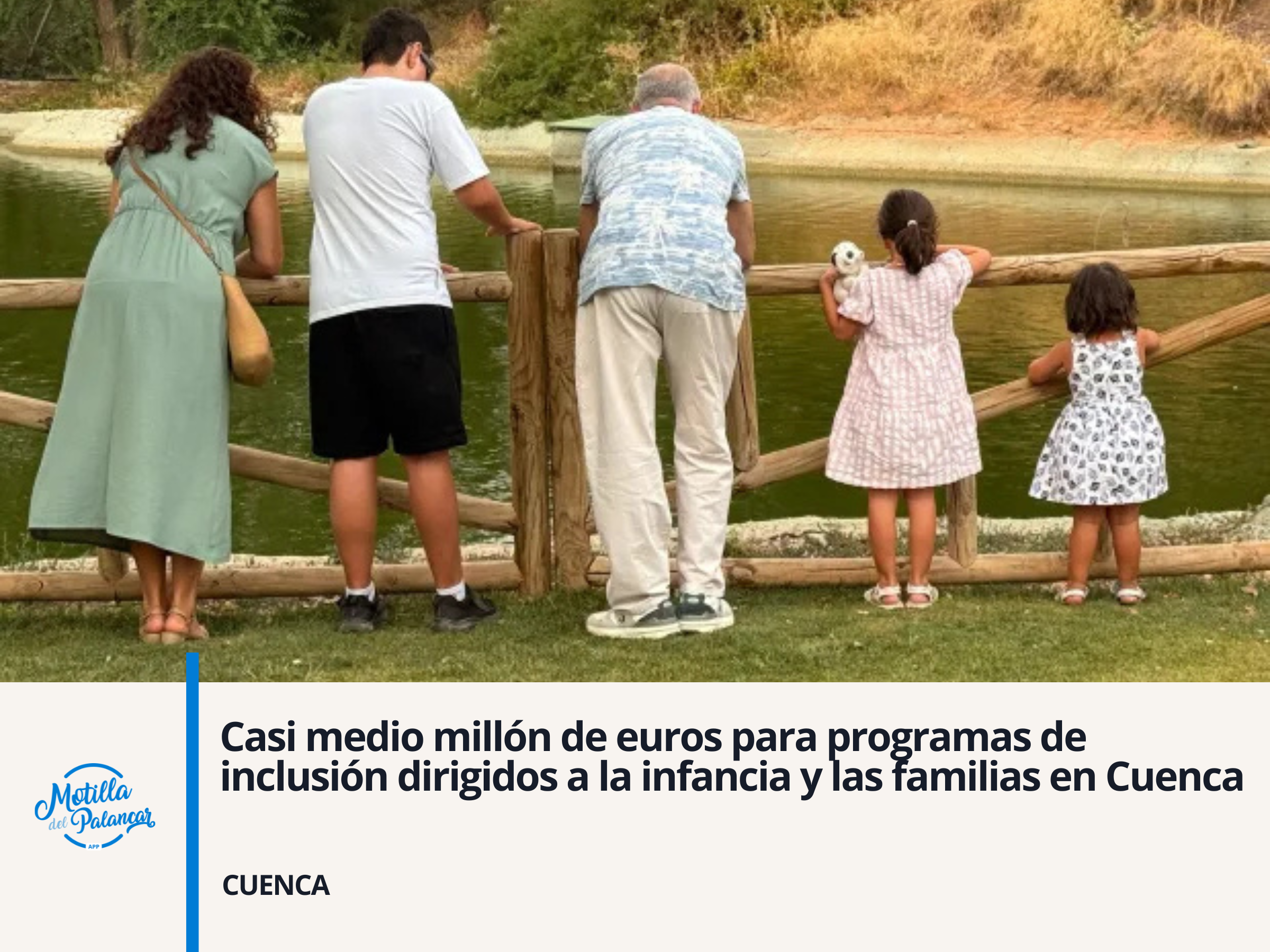 Casi medio millón de euros para programas de inclusión dirigidos a la infancia y las familias en Cuenca - imagen 1