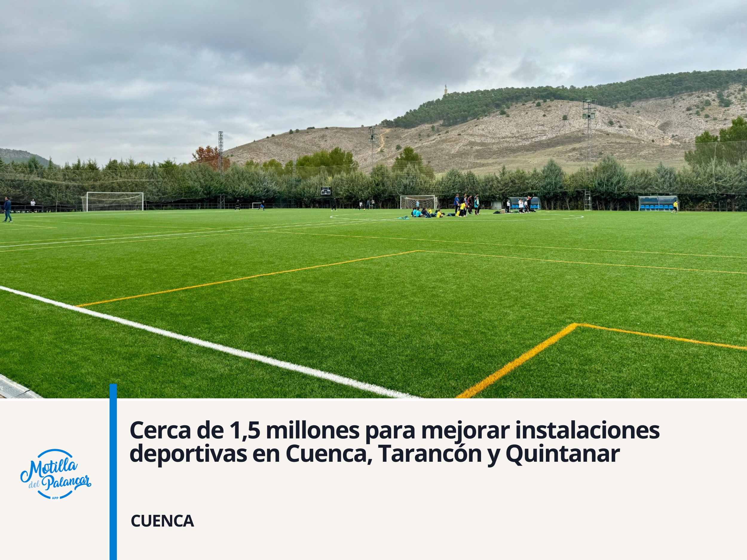Cerca de 1,5 millones para mejorar instalaciones deportivas en Cuenca, Tarancón y Quintanar - imagen 1